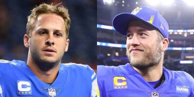 Jared Goff Reacts to Rams Making It to Super Bowl 1 Year After Trading Him Away for Matthew Stafford - www.justjared.com - Los Angeles - Los Angeles - Detroit - city Lions