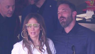 Jennifer Lopez - Alex Rodriguez - Lopez Ben-Affleck - Ben Affleck - Jennifer Lopez Ben Affleck Adorably Dance In The Stands At The Super Bowl — Watch - hollywoodlife.com - Los Angeles