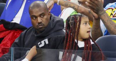Kanye West is Joined by Daughter North & Son Saint at Super Bowl 2022! - www.justjared.com - Los Angeles - Chicago - city Inglewood