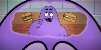 Who Is The Voice Behind Grimace in McDonald's Super Bowl Ad? Find Out Here! - www.justjared.com - USA - county Mcdonald