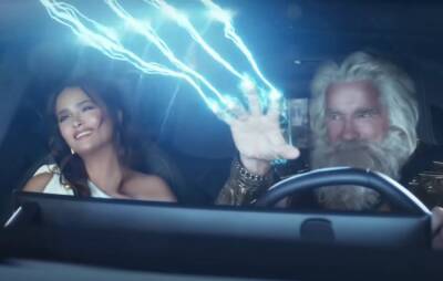 Watch Arnold Schwarzenegger play Zeus alongside Salma Hayak in Super Bowl advert - www.nme.com - Greece - city Palm Springs