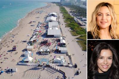 Kate Hudson - Eva Longoria - Adam Levine - Guy Fieri - Rachael Ray - Celebs are packing out this year’s South Beach Wine & Food Festival - nypost.com