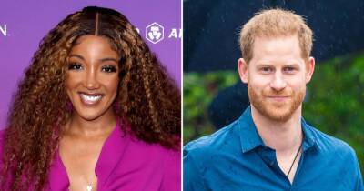 Meghan Markle - Prince Harry - Archie - Mickey Guyton - Mickey Guyton Gushes Over Meeting ‘Lovely’ Prince Harry at Super Bowl LVI: ‘I Even Curtsied’ - usmagazine.com - Los Angeles - California