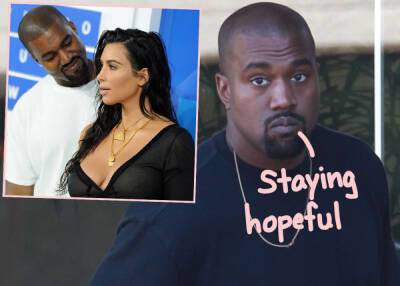 Kanye West Says He Has No 'Beef' With Kim Kardashian In Valentine's Day Post -- Has Faith They'll Be Back Together - perezhilton.com