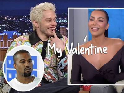 Kim Kardashian & Pete Davidson Hitting Back At Kanye With PDA? Spotted Kissing During Early Valentine's Date! - perezhilton.com - Italy - city Brooklyn