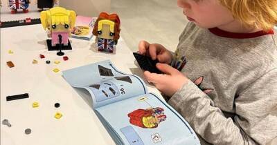 Emma Bunton - Geri Horner - Rylan Clark - Geri Horner gushes over son as he makes Ginger and Baby Spice out of Lego - ok.co.uk - Brooklyn