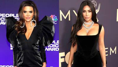 Kim Kardashian - Kourtney Kardashian - Scott Disick - Lisa Rinna - Amelia Hamlin - Lisa Rinna Gets Compared To Kim Kardashian In Identical $3,690 Balenciaga Gown - hollywoodlife.com