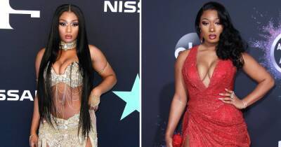 Megan Thee Stallion’s Sexiest Style Moments: From Thigh-High Slits to Plunging Necklines - www.usmagazine.com