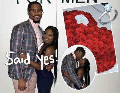 Simone Biles & Jonathan Owens Are Engaged -- See Her STUNNING Ring!! - perezhilton.com - Texas - Tokyo - county Love