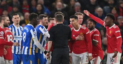 Cristiano Ronaldo - David De-Gea - Graham Potter - Bruno Fernandes - Danny Welbeck - Anthony Elanga - Brighton manager Graham Potter accuses Manchester United players over controversial red card - manchestereveningnews.co.uk - Manchester