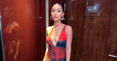 Leigh-Anne Pinnock wows in figure-hugging dress five months after welcoming twins - www.ok.co.uk - Jamaica - county Gray