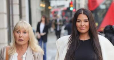 Jess Wright shows off growing baby bump as she attends event with mum Carol - www.ok.co.uk