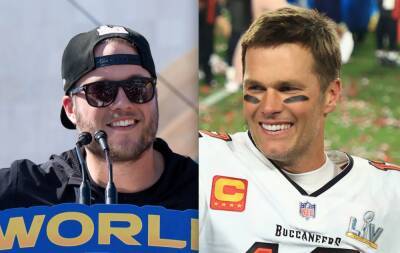 Tom Brady Advises Rams QB Matthew Stafford To ‘Mix In Water’ While Celebrating At Super Bowl Parade - etcanada.com - Los Angeles - county Bay