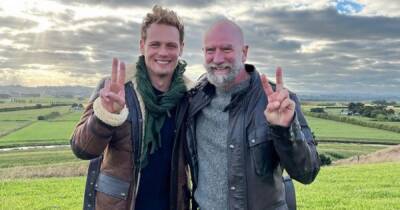 Sam Heughan and Graham McTavish are all smiles as they wrap Men In Kilts season 2 - www.dailyrecord.co.uk - Scotland - New Zealand