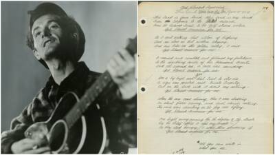 Stunning Woody Guthrie Exhibit, With Items From Bob Dylan and John Lennon, Opens in New York - variety.com - New York