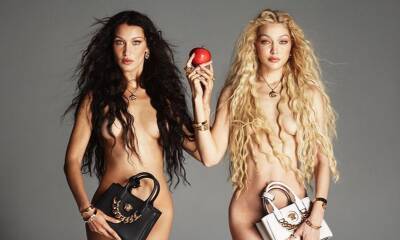 Bella and Gigi Hadid recreate iconic Versace campaign - us.hola.com - New York - New York