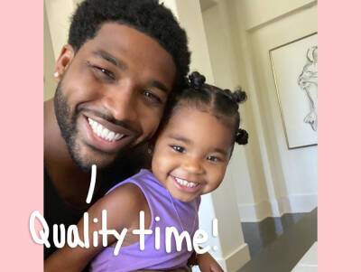 Tristan Thompson - Maralee Nichols - Tristan Thompson Shows Off Daddy-Daughter Date With True Amid Deadbeat Dad Accusations! - perezhilton.com - Japan