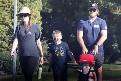 Chris Pratt Beams Out With Pregnant Katherine Schwarzenegger Kids Lyla, 1, Jack, 9 - hollywoodlife.com - county Pacific