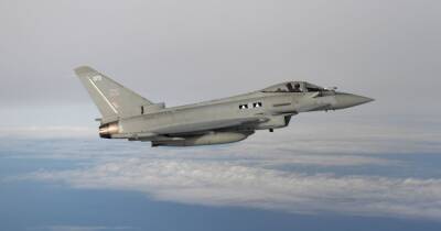 Scrambled RAF jets 'intercepted and escorted' four Russian bombers approaching UK - www.manchestereveningnews.co.uk - Britain - Scotland - Ukraine - Russia - county Norton