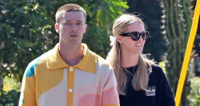 Patrick Schwarzenegger Steps Out with Girlfriend Abby Champion After Getting Haircut from Dad Arnold - www.justjared.com