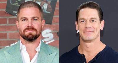 Stephen Amell Fires Back at John Cena Over Green Arrow Diss in 'Peacemaker' Season Finale - www.justjared.com