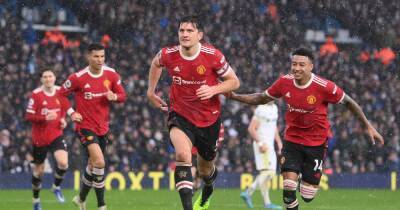 Jadon Sancho - Ralf Rangnick - Harry Maguire - Luke Shaw - Bruno Fernandes - 'What a day to be alive!' - Manchester United fans go wild as Harry Maguire scores vs Leeds - manchestereveningnews.co.uk - Manchester - Sancho