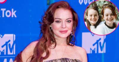 Watch Lindsay Lohan Recreate One of Her Iconic ‘Parent Trap’ Scenes: ‘You Heard It Here First’ - www.usmagazine.com - Britain - New York - California