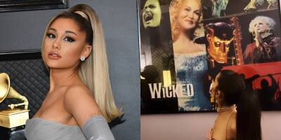 'Wicked' Movie Star Ariana Grande Checks Out the Show on Broadway Again! - www.justjared.com - New York