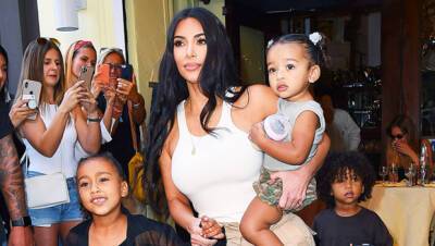 Khloe Kardashian - Pete Davidson - Kim Kardashian - North West - Kim Kardashian Takes Kids North, 8, Chicago, 4, Psalm, 2, Out For Fun Afternoon At Trampoline Park Amid Kanye Drama - hollywoodlife.com - Chicago