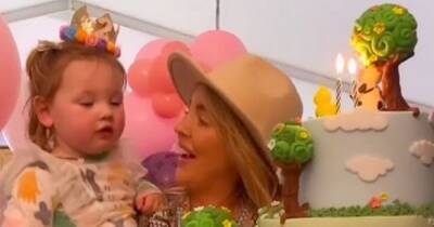 Inside Lydia Bright's 2nd birthday for daughter Loretta with farm-themed cake - www.ok.co.uk