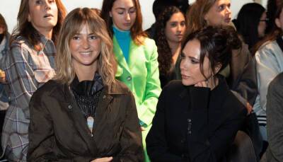 Victoria Beckham Sits Front Row at Fashion Show with Son Romeo's Girlfriend! - www.justjared.com - London