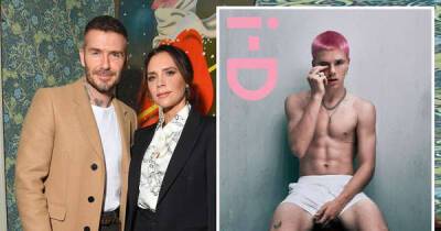 Victoria Beckham criticised for sharing topless magazine photos of son Cruz, 17 - www.msn.com