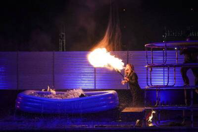 ‘Jackass’ Inspired Joogsquad Skimboard Across A Pool Of Fire - etcanada.com