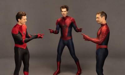 Tom Holland, Andrew Garfield and Tobey Maguire recreate that iconic Spider Man meme - us.hola.com - county Andrew - city Holland, county Andrew