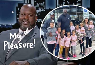 Williams - Shaq's Generous Blessing To This Massive Family Will Bring You To Tears! - perezhilton.com - London - Los Angeles