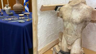 Manhattan DA returns artifacts worth $20 million to Greece - abcnews.go.com - New York - Egypt - Syria - Greece - Turkey - Israel
