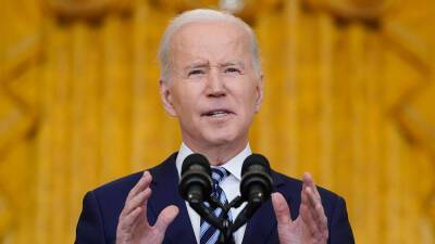 Biden Authorizes Harsh Sanctions on Russia After Putin Invades Ukraine - variety.com - USA - Jordan - Ukraine - Russia - Eu