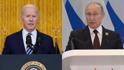 Biden Torches Putin For ‘Brutal Assault’ On Ukraine, As He Announces Sanctions: ‘Freedom Will Prevail’ - hollywoodlife.com - USA - Ukraine - Russia - city Sanction
