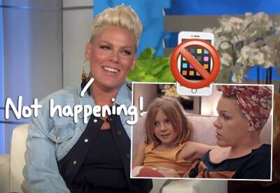Pink REFUSES To Let Her 10-Year-Old Daughter Get A Phone -- Here’s Why! - perezhilton.com
