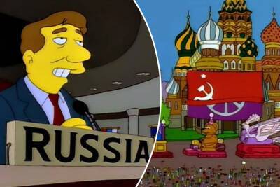 ‘The Simpsons’ predicted the ‘very sad’ Russia invasion of Ukraine - nypost.com - Ukraine - Russia - Berlin - Soviet Union - Michigan