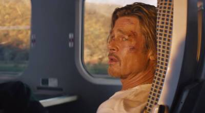 Brad Pitt is Bloody & Bruised in 'Bullet Train' Teaser Ahead of Next Week's Trailer Unveil - www.justjared.com - Japan - Tokyo - city Sanada