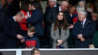 Prince George Joins Prince William and Kate Middleton at England-Wales Rugby Match - www.etonline.com - Britain - London - Ukraine