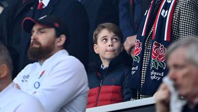prince Harry - Meghan Markle - Kate Middleton - Ralph Lauren - prince William - Will Middleton - prince George - Prince George, 8, Hilariously Sticks Out His Tongue At Rugby Game With Prince William Kate Middleton - hollywoodlife.com - Britain