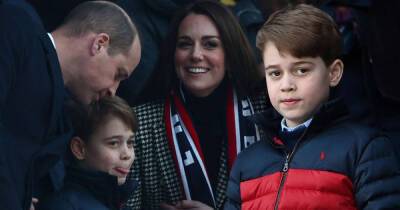 Prince George sits between rival parents and sticks out tongue at Six Nations - www.msn.com - California - Ukraine