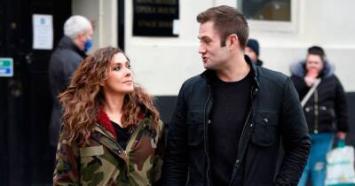 Michelle Connor - Scott Ratcliff - Alex Forrest - Kym Marsh a far cry from Fatal Attraction horror as she exchanges look of love with husband Scott - manchestereveningnews.co.uk - New York - Manchester - county Forrest - city Sandhurst