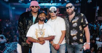 Patrick Mahomes - Brittany Matthews - Travis Kelce - Patrick Mahomes Celebrates Bachelor Party With Big Sean and More Ahead of Brittany Matthews Wedding: Photos - usmagazine.com - Las Vegas - county Brown - Tennessee - city Sin - Kansas City - city Memphis, state Tennessee
