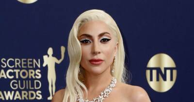 ‘House of Gucci’ Star Lady Gaga Sparkles in White and Gold at the 2022 SAG Awards - www.usmagazine.com - New York - Ukraine - Russia - county Bradley