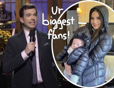 Olivia Munn Gushes Over Adorable Photo Of John Mulaney & Baby Malcolm On SNL Set! - perezhilton.com
