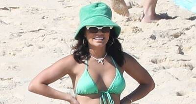 Vanessa Hudgens Rocks Mint-Green Bikini on Vacation in Mexico (Photos) - www.justjared.com - Mexico - county Lucas