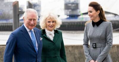 Kate Middleton - prince Charles - Camilla - Catherine Walker - Kate Middleton beams as she carries out first ever engagement with Charles and Camilla - ok.co.uk - London